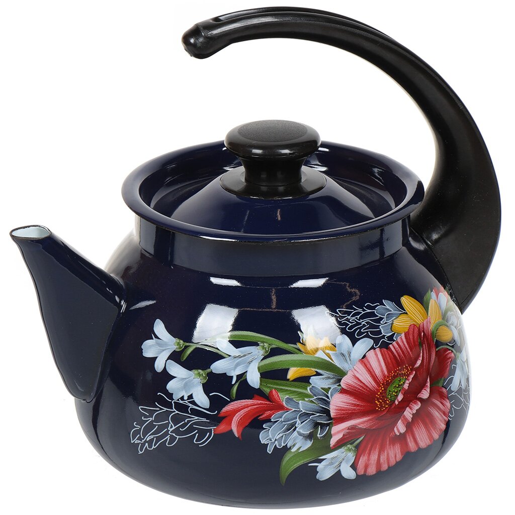 Чайник эм. 3л ручка консольная, в ассорт.