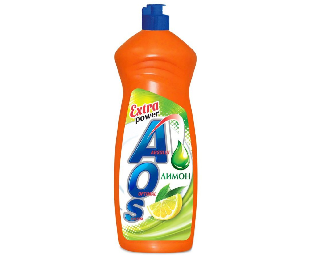 Средство для мытья посуды "AOS" лимон 450мл