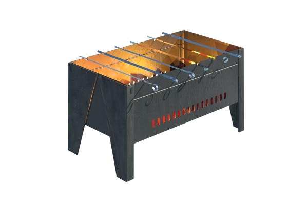 Мангал разборный "Супер"+6 шампуров