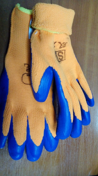 Перчатки утепленные, вспенен. наладонник 1/2