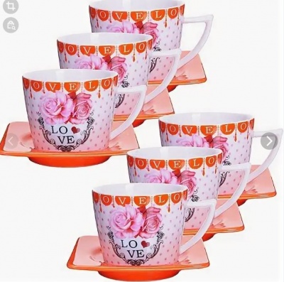 Кофейный набор (кружки) 12 пр.