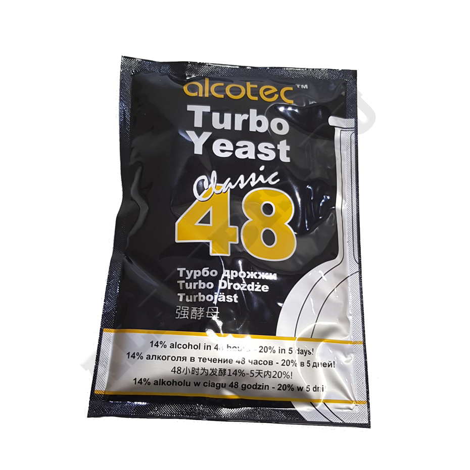 Дрожжи спиртовые Alcotec 48 Turbo 130гр