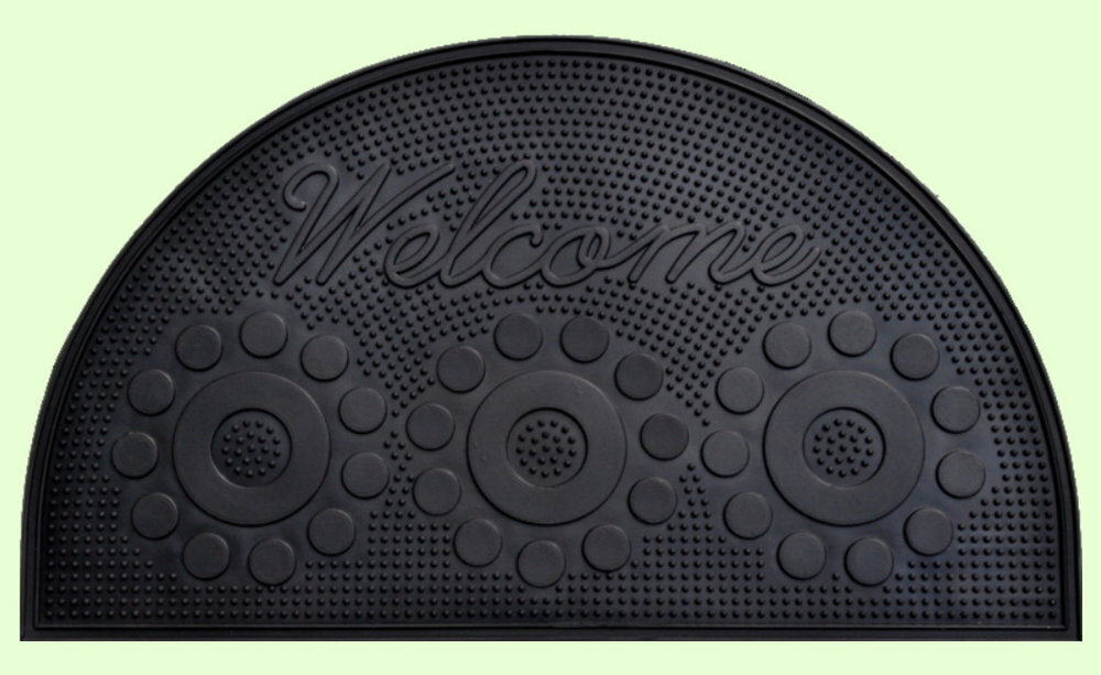 Коврик напольный резиновый 40*60см, РОМАШКА