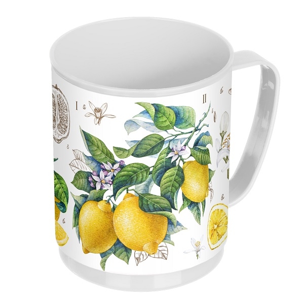 Кружка PICNIC (лимон) (434293216), Бытпласт