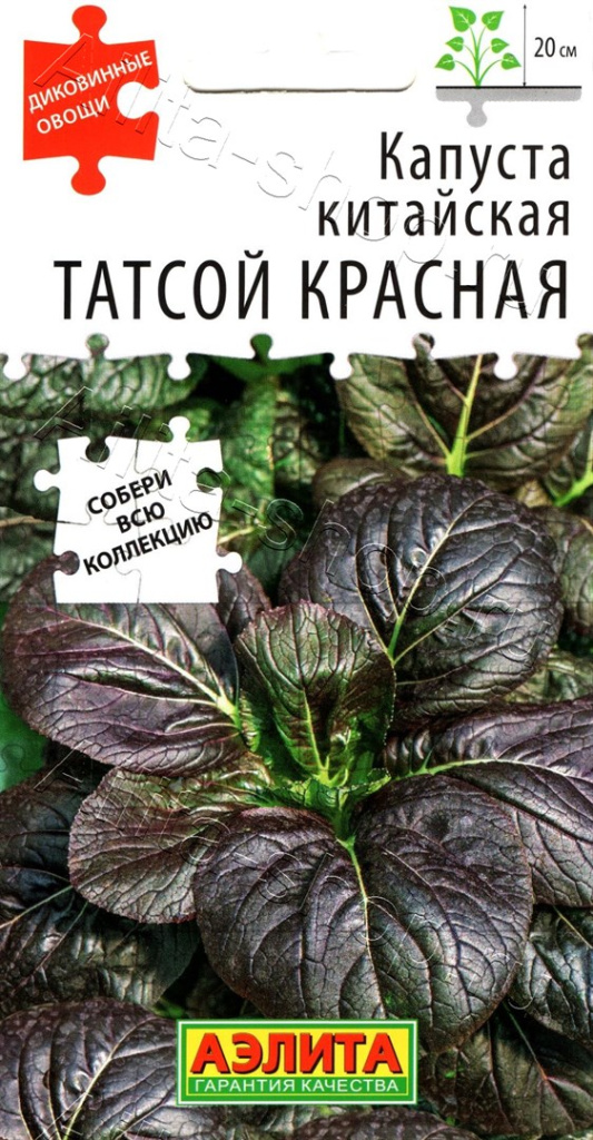 Капуста китайская Татсой красная "Аэлита"