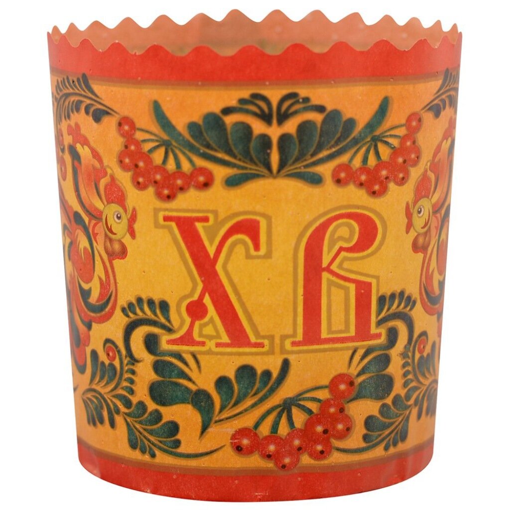 Форма для куличей, бумажная, 6шт