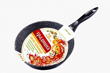 Сковорода а/пр.  24 б/кр ТО2241 Оптима (Традиция)