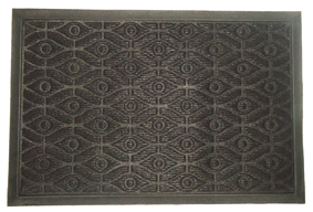 Коврик с бордюром черный 40*60 KV-11454