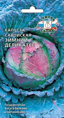 Капуста савойская Зимний деликатес, 0,1г  "Седек"