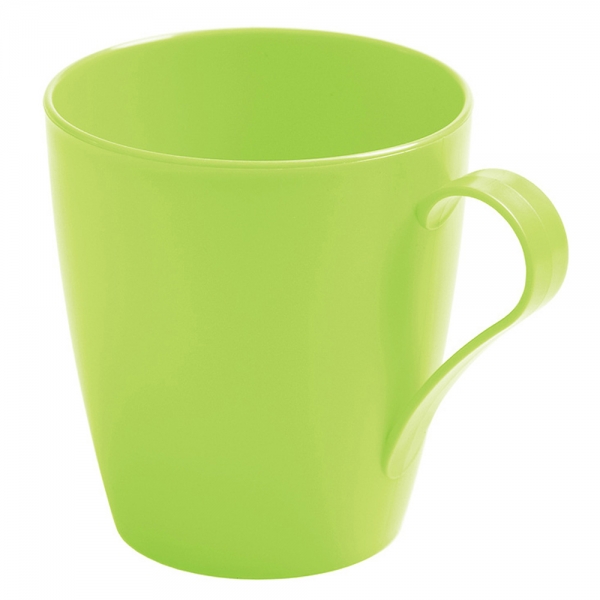 Кружка 0,4 л "Нова", пластик.  (зеленый) (С12442)