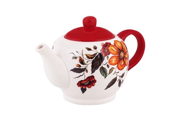 Чайник 0,9л заварной, керамика Anemone (ZFС047-5)