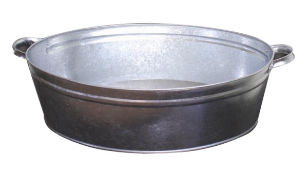 Таз 23л оц. овальный 