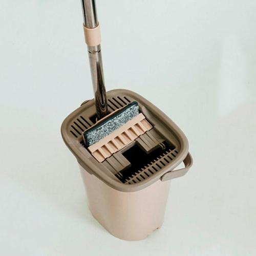 Ведро с отжимом + швабра