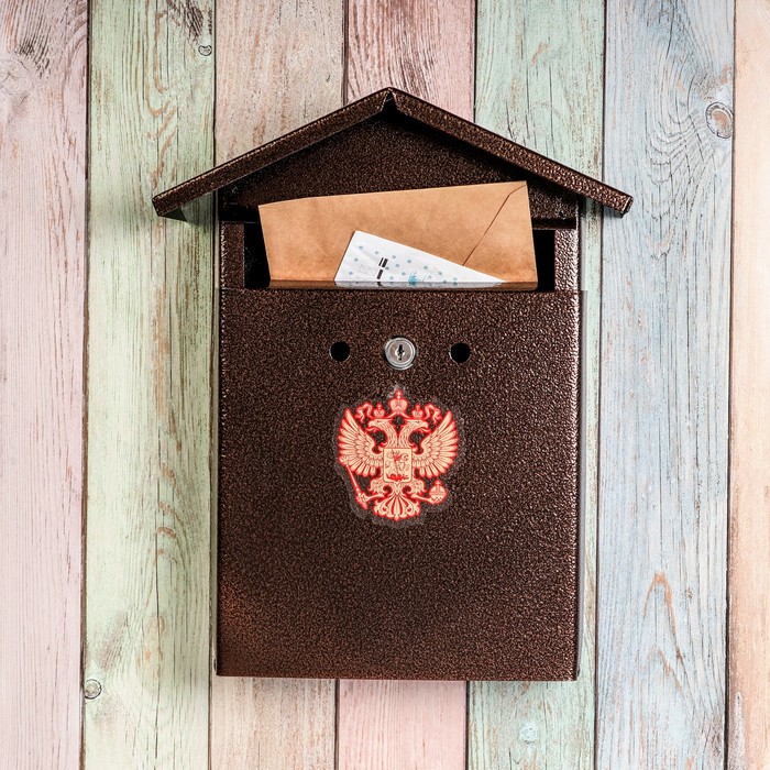 Почтовый ящик Домик-Элит, 350х105х280 мм